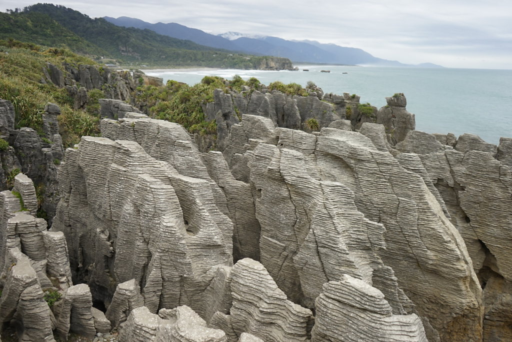 Pancake rocks - Eierkuchensteine