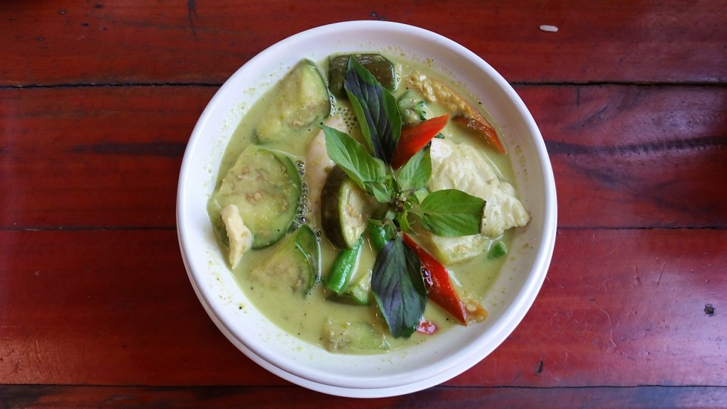Green curry - very spicy